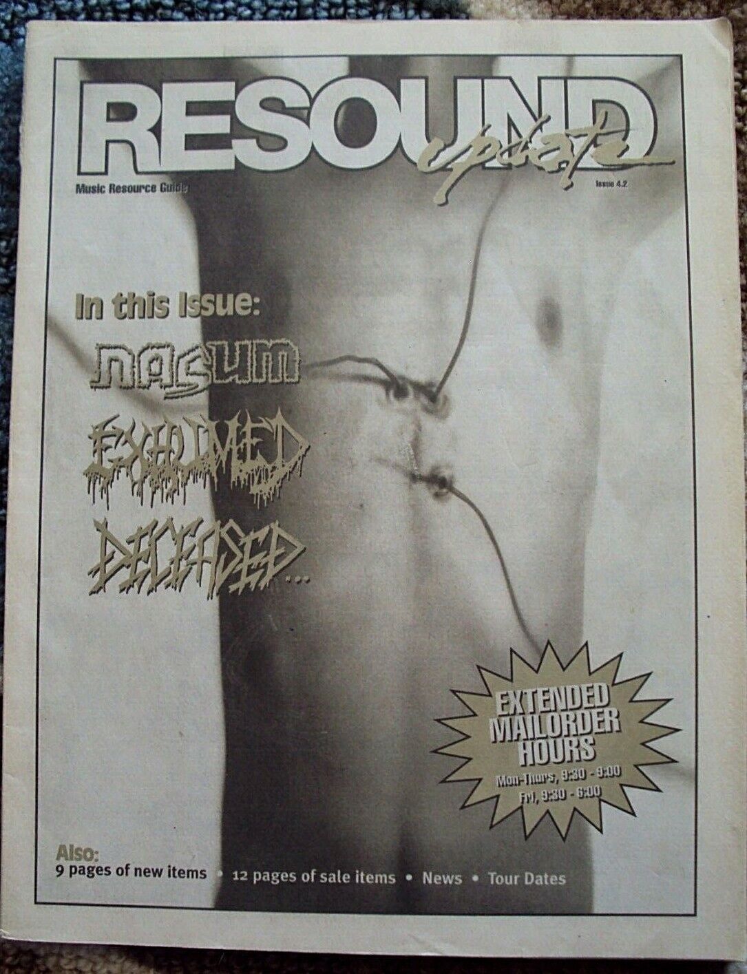 Resound Relapse Records Catalog 4.2 Death Black Metal Grindcore Exhumed Nasum