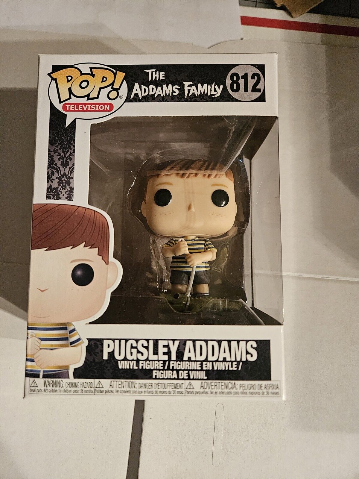 The Addams Family  Pugsley Addams FUNKO POP 812 Television  W/PROTECTOR 