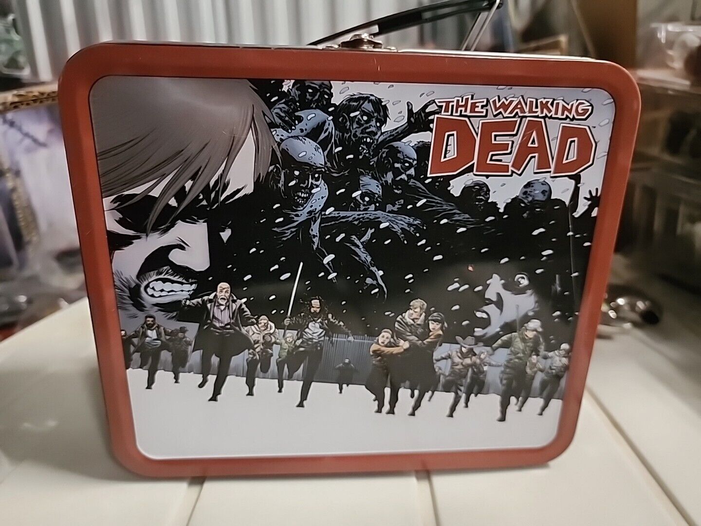 The Walking Dead Tin Metal Lunch Box Skybound Image Comics