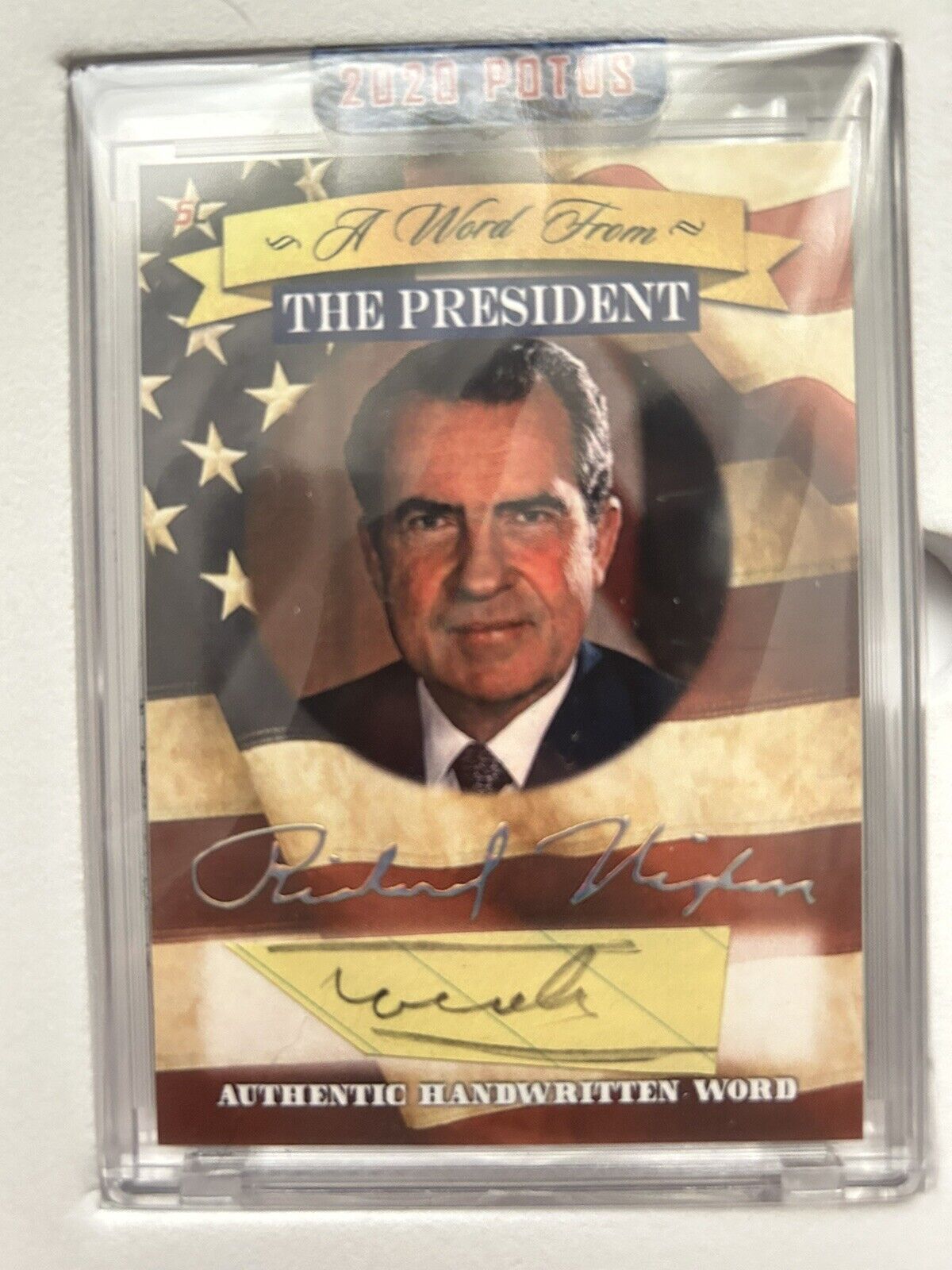 2020 potus a word from the president Richard Nixon With Box