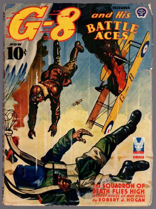 G-8 Battle Aces Dec 1942 John Fleming Gould Illustrations - File Copy