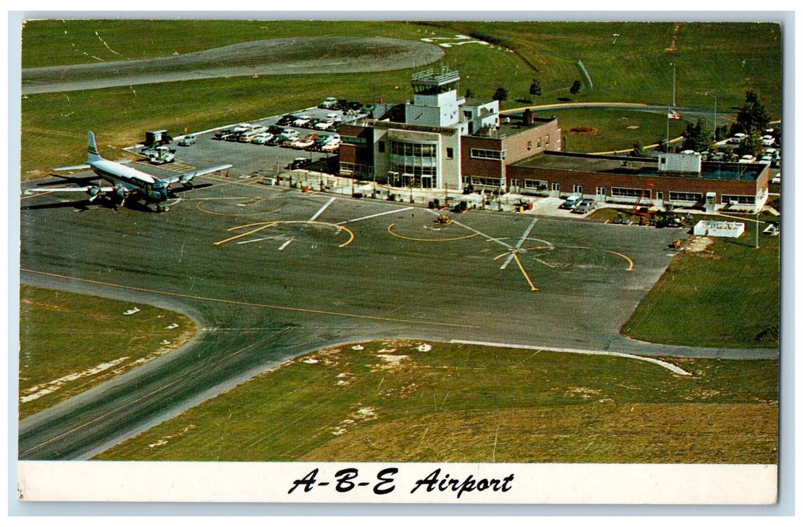 Schoenersville Pennsylvania Postcard Allentown Bethlehem Easton Airport c1960\'s