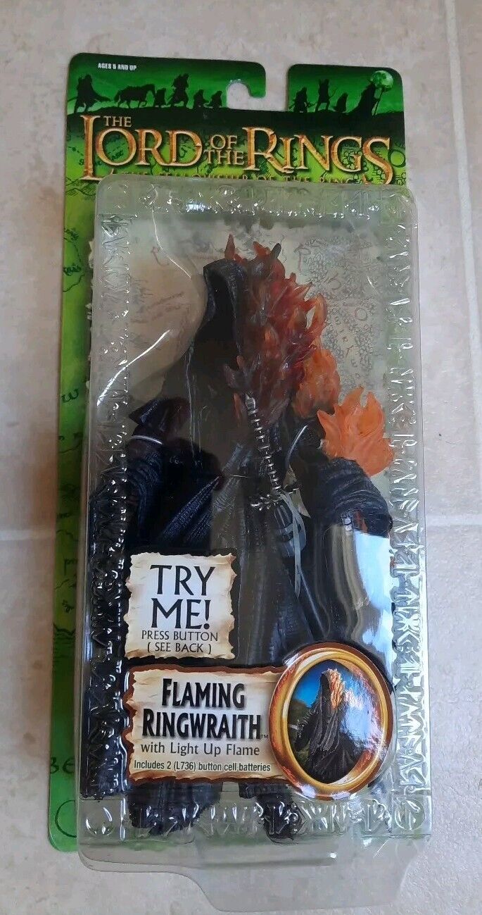 Flaming Ringwraith LOTR Toybiz 2005 NEW RARE Lord Of The Rings NIB