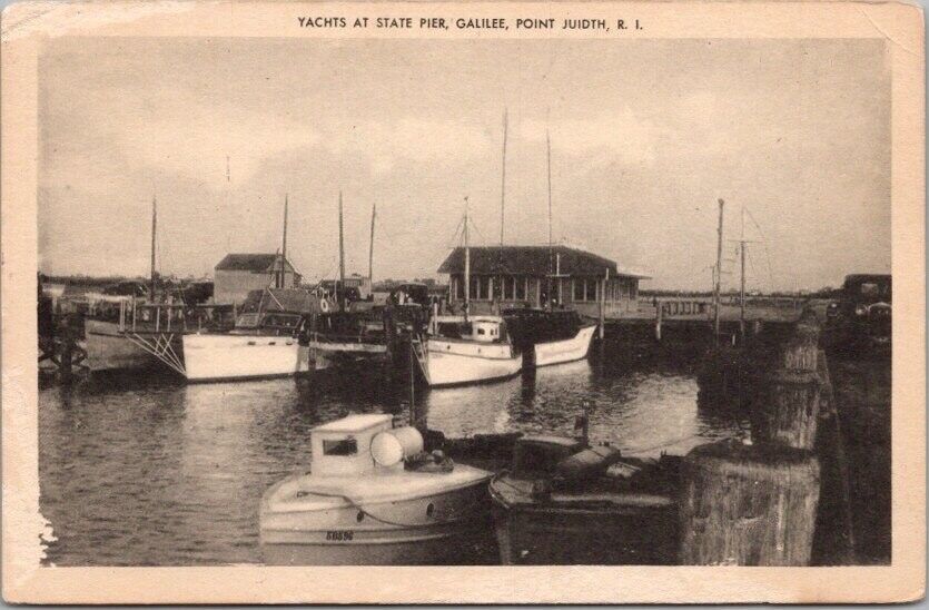 Point Judith, Rhode Island Postcard \