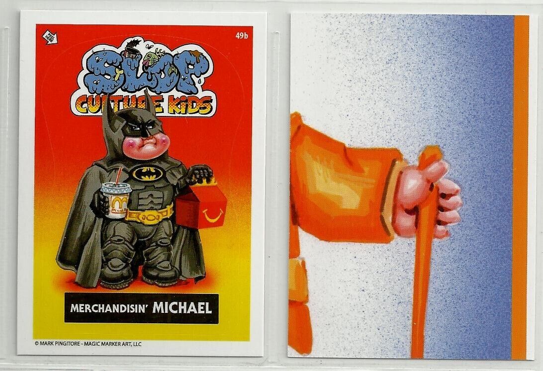 Slop Culture Kids 2 (Magic Marker) GPK Parody Sticker #49b MERCHANDISIN\' MICHAEL