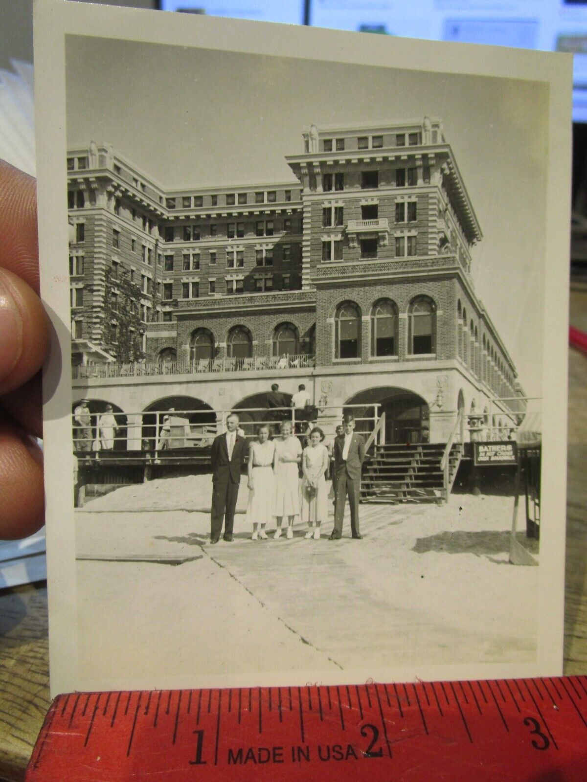 1934 Atlantic City New Jersey Beach Pictures Photos Hotel Chalfonte  Boardwalk