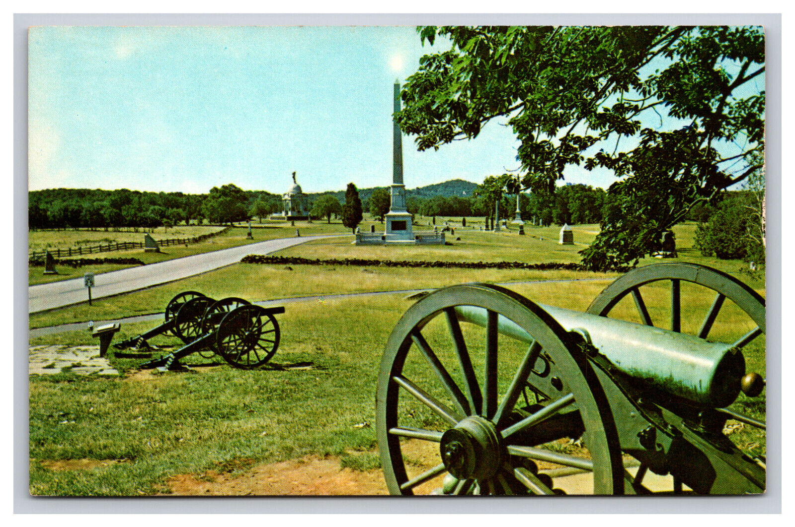 Hancock Avenue Located On Cemetery Ridge, Gettysburg Pennsylvania PA Postcard