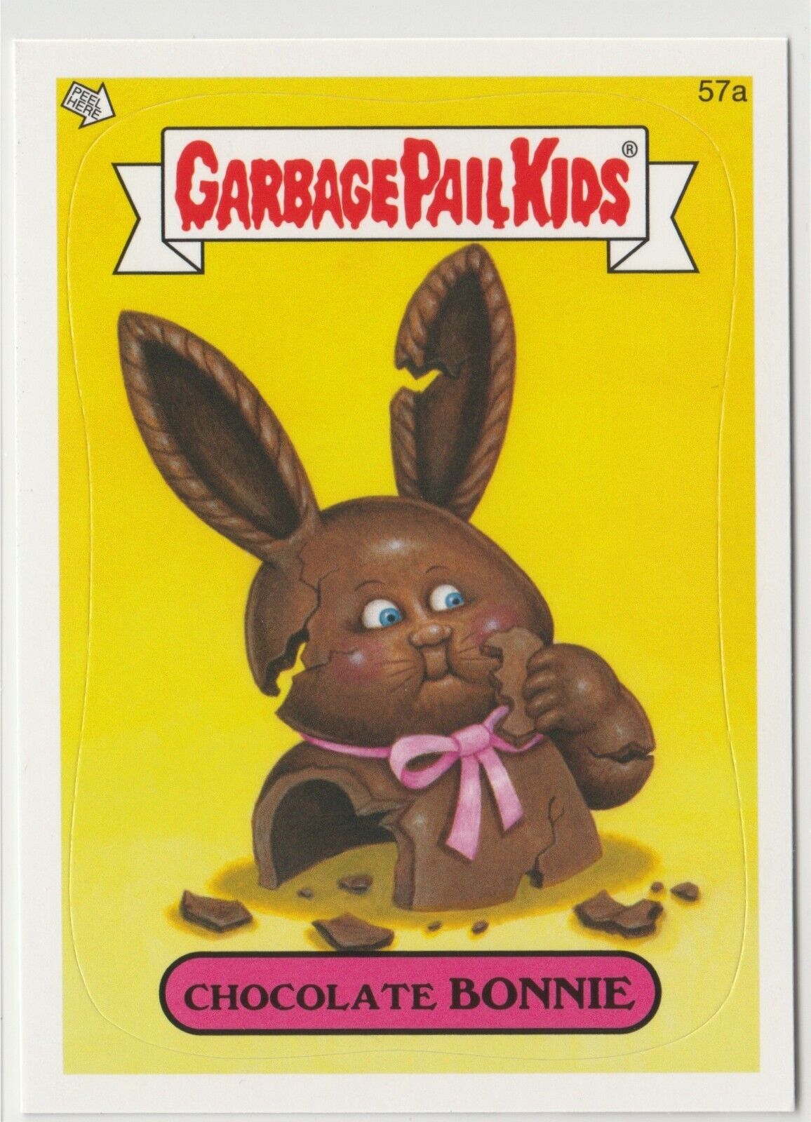 2013 Garbage Pail Kids Brand New Series 2 #57a Chocolate Bonnie GPK