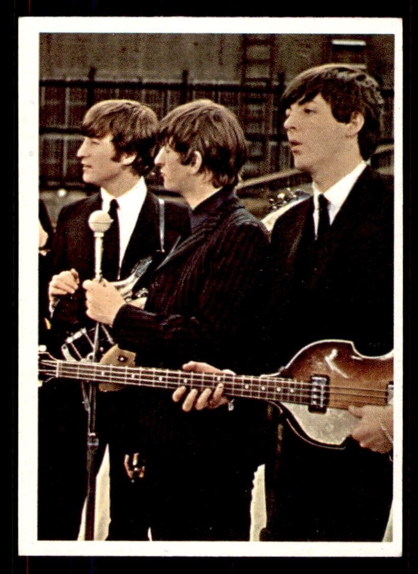1964 Topps Beatles Color #60 John Ringo And Paul Interview EX/MT