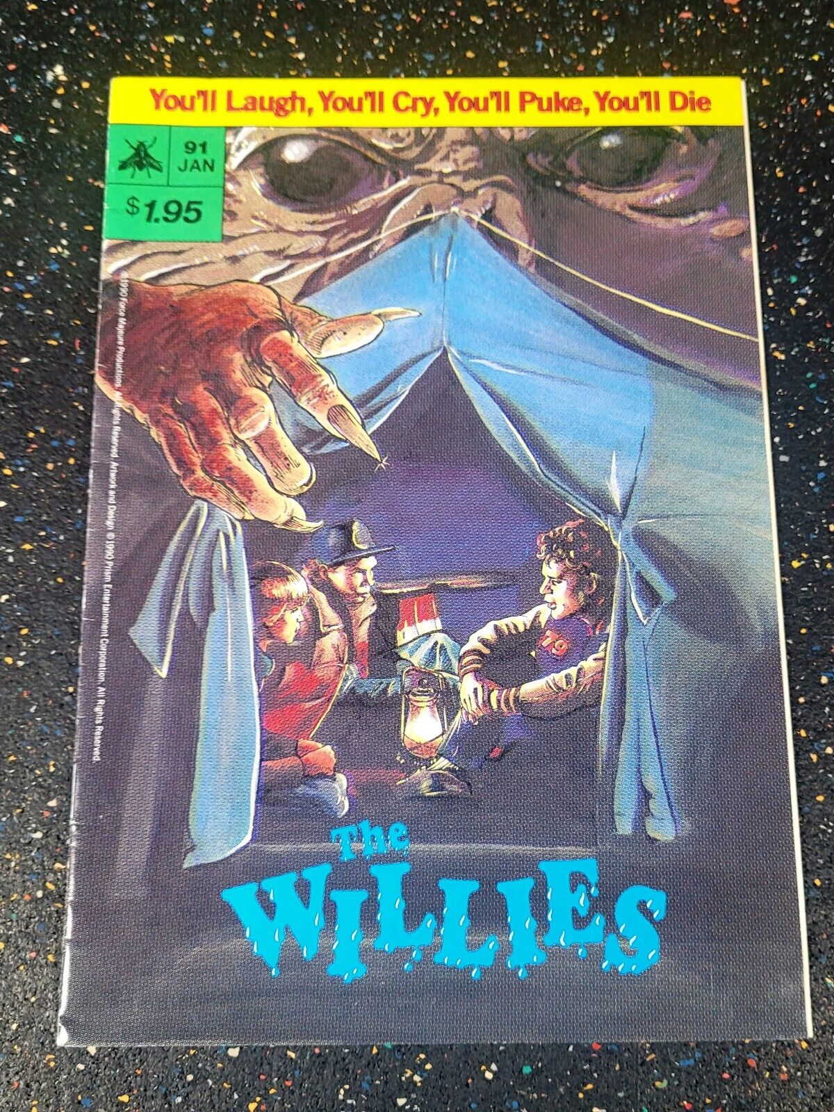 The Willies Comic Rare Movie Adaptation of 1990 Horror Anthology Film Monster 