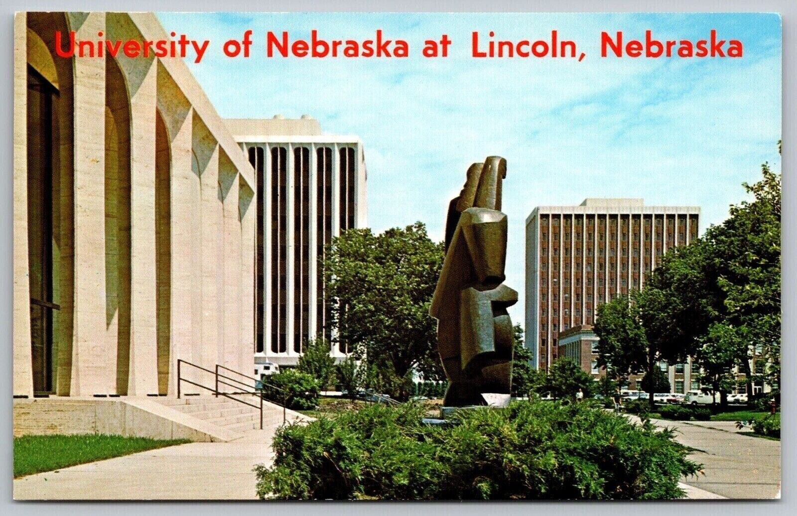 University Nebraska Lincoln NE Sheldon Memorial Art Gallery Postcard UNP VTG