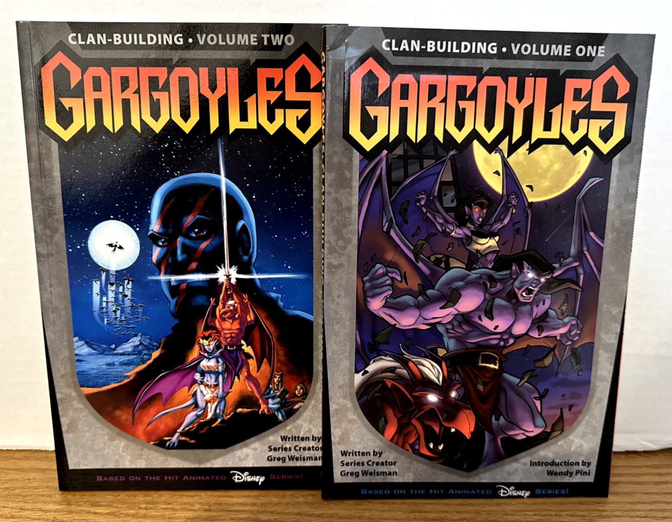 Slave Labor Graphics GARGOYLES CLAN BUILDING volume 1 & 2 trade paperbacks