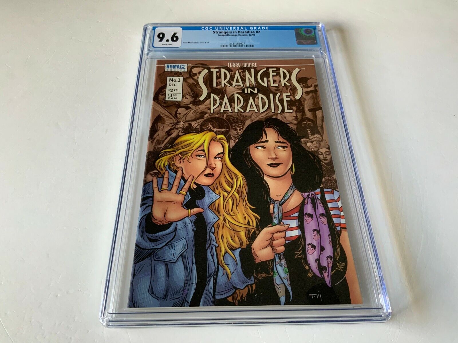 STRANGERS IN PARADISE 2 CGC 9.6 WHITE PAGES TERRY MOORE IMAGE HOMAGE COMICS