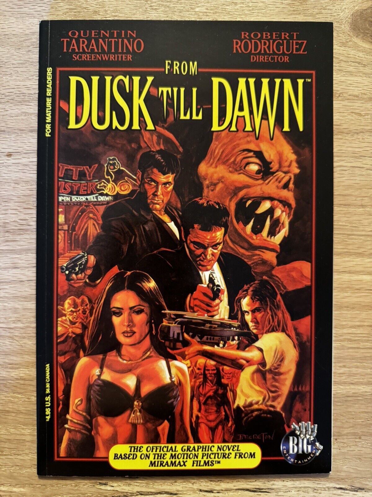 From Dusk Till Dawn Graphic Novel Quentin Tarantino Motion Picture Comic 1996