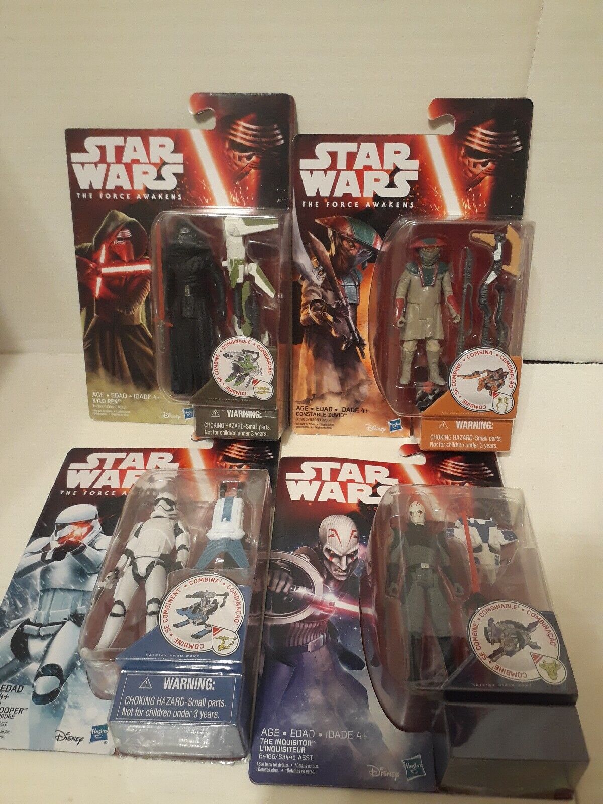 Star Wars The Force Awakens Lot of 4 Figures