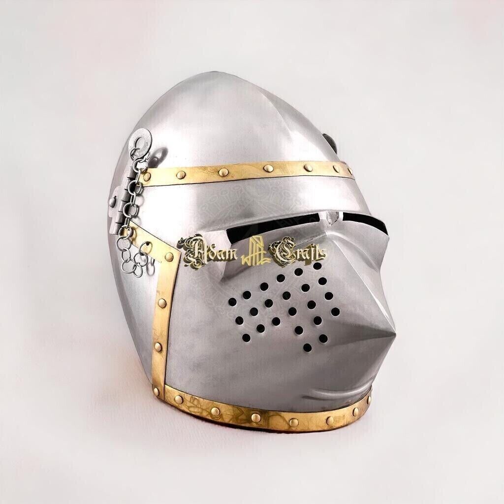 Medieval Houndskull bascinet helmet /Halloween/Christmas Gift