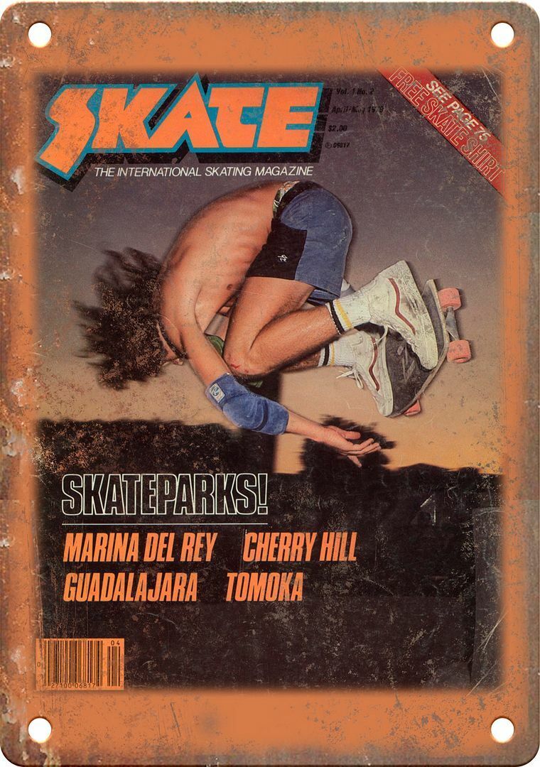 Skate Magazine Vintage Cover 12\