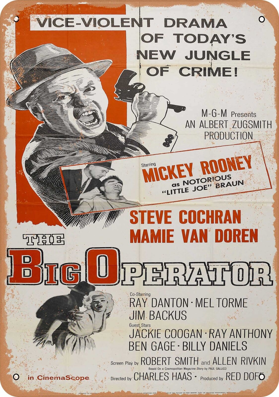 Metal Sign - Big Operator (1959) 2 - Vintage Look