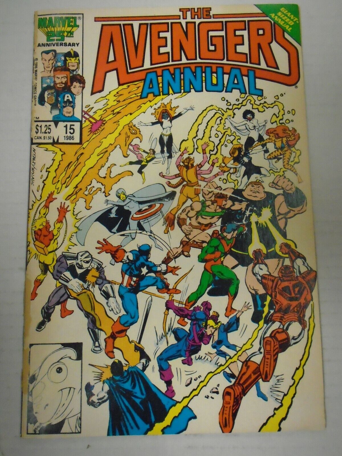 Marvel AVENGERS ANNUAL #15 (1986) Brotherhood of Evil Mutants, Spider-Woman