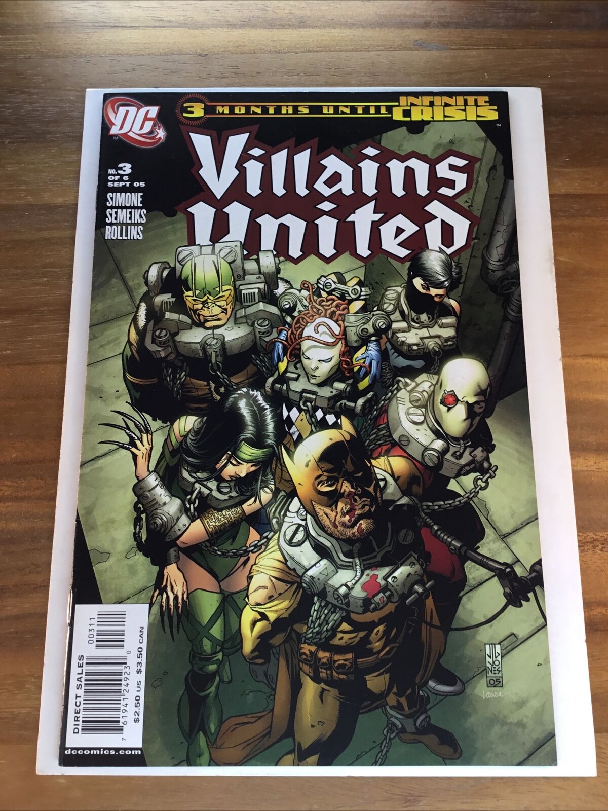 Villains United #3 Sept 2005 DC Comic