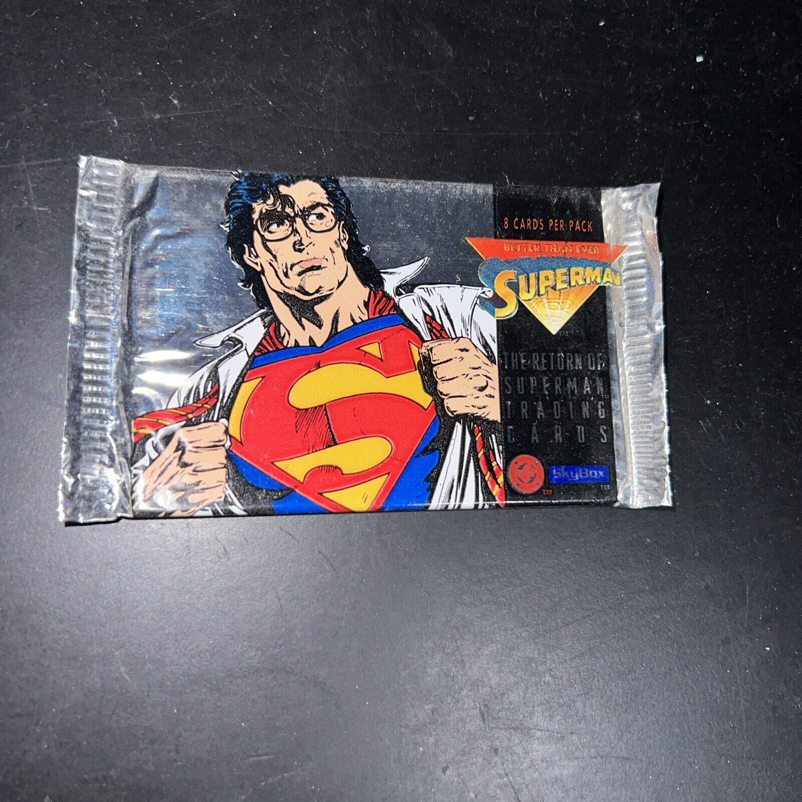 Skybox 1993 The Return Of Superman Trading Card Pack 8 Cards