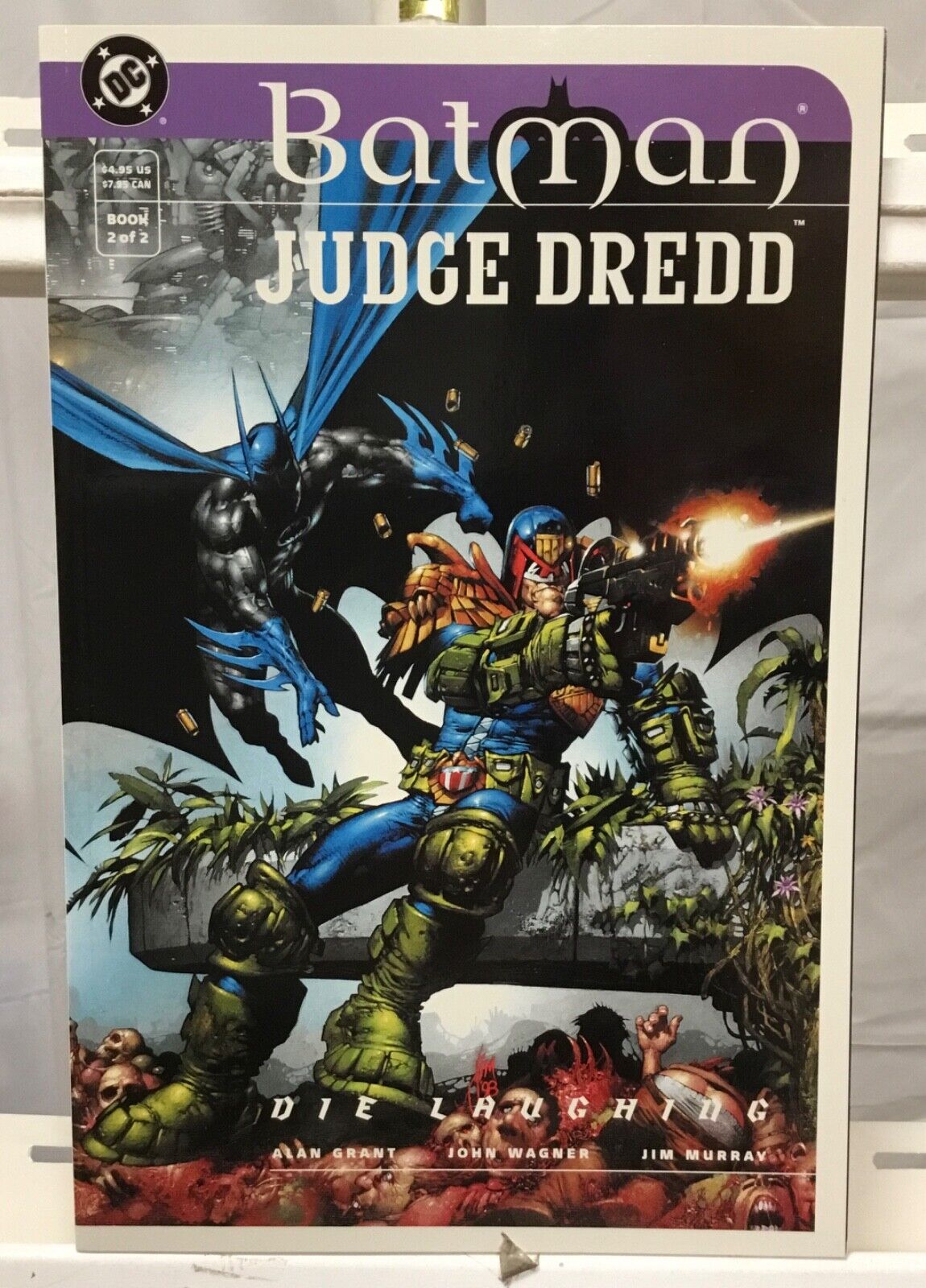 DC Comics Batman/Judge Dredd “Die Laughing” #2 Graphic Novel 1999