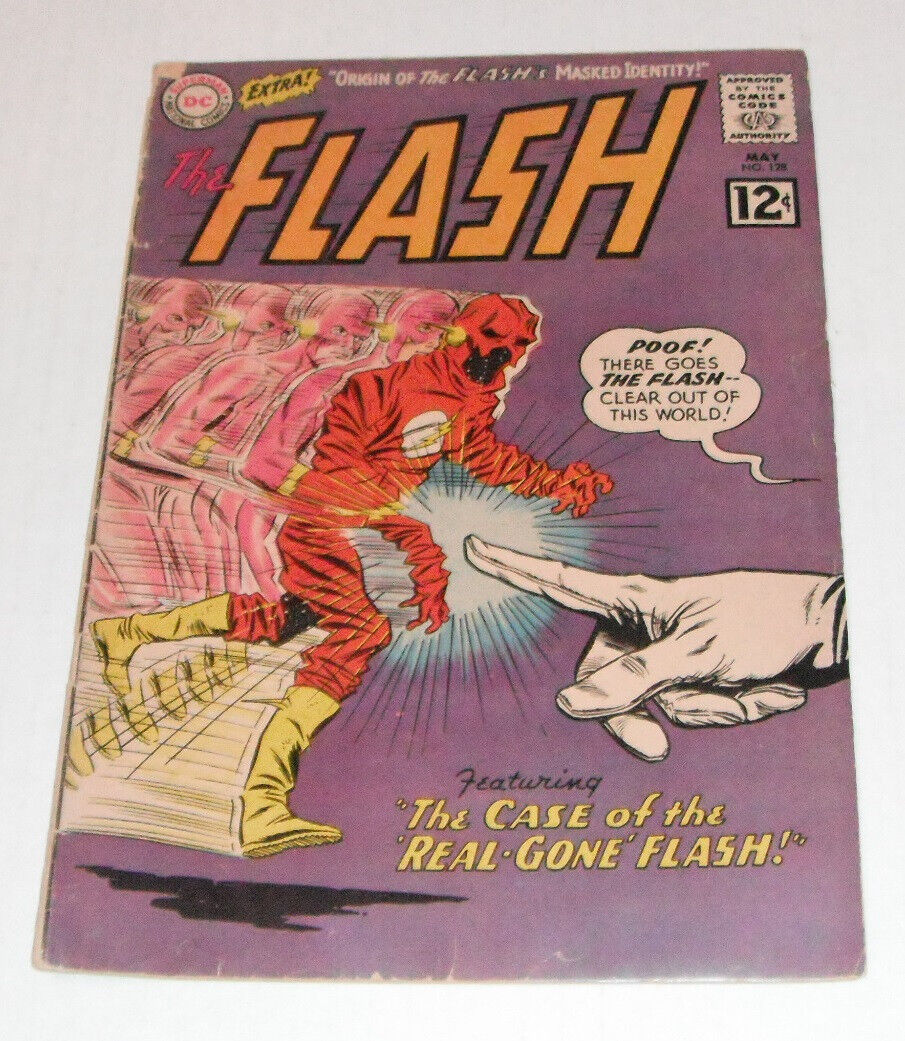 Flash # 128 ...Good+  2.5 grade....1962 comic book--ri