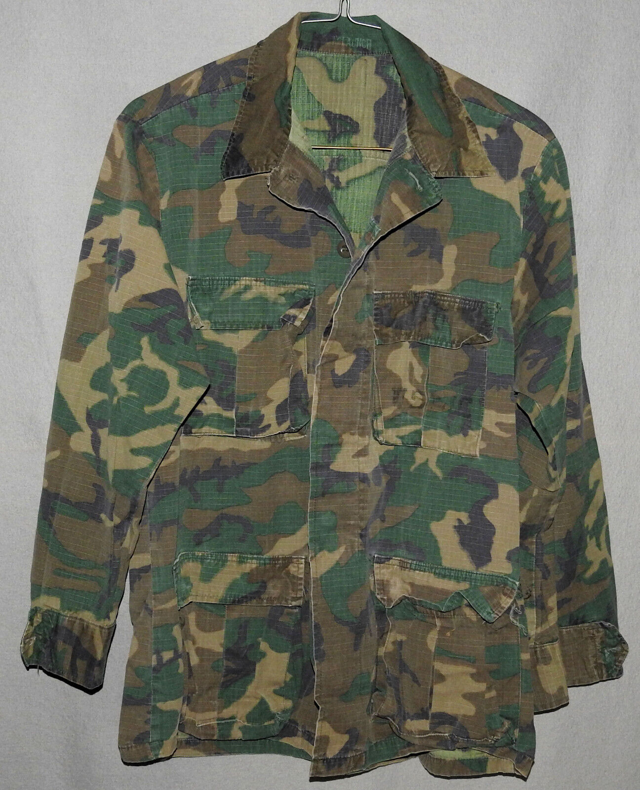 USMC Hot Weather Camouflage Coat 100% Cotton dated 1970s-1980s