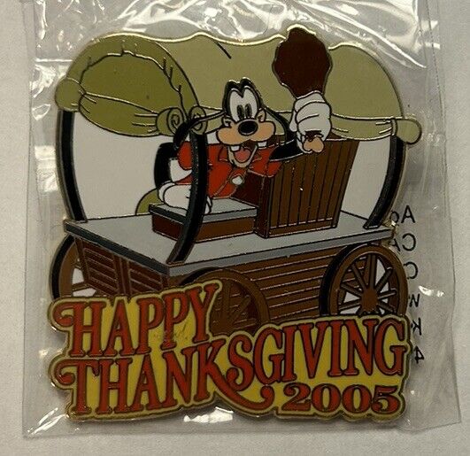Disney World - Happy Thanksgiving 2005 - Goofy Turkey Legs Cast LE1000 Pin