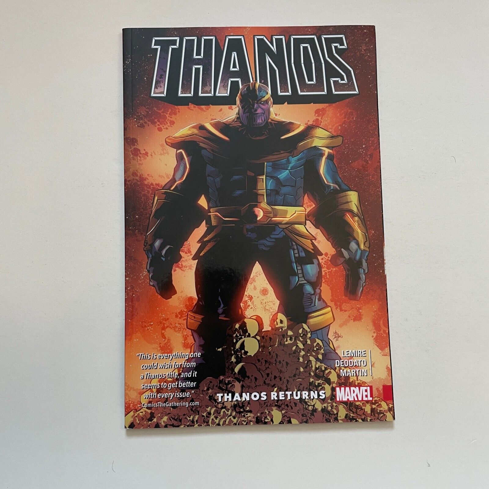 Thanos Vol. 1: Thanos Returns by Jeff Lemire (Marvel, 2017)-TPB/Paperback