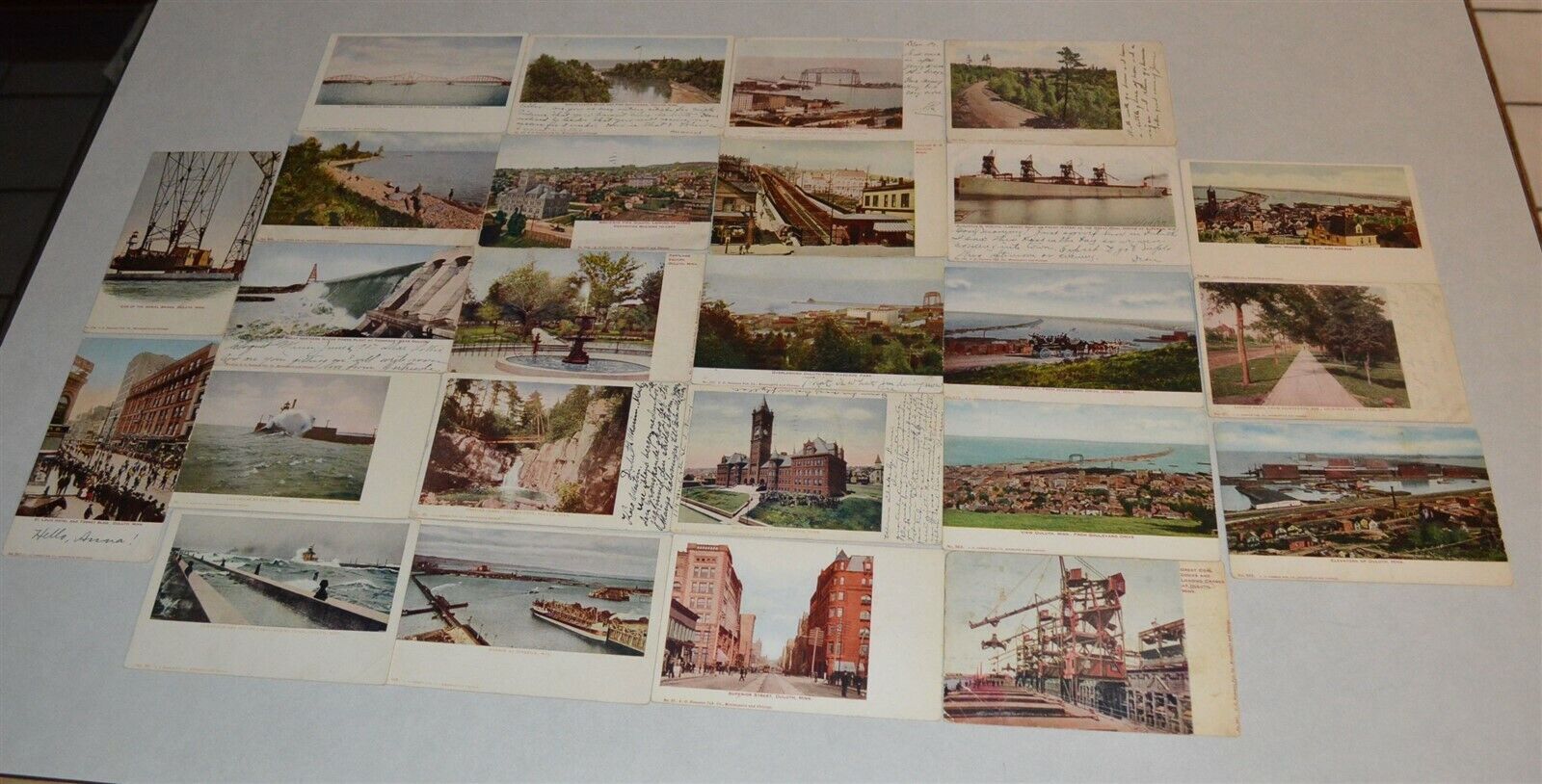 25 different 1904-1909 Duluth Minnesota Postcards V. O Hammon Publishing Company