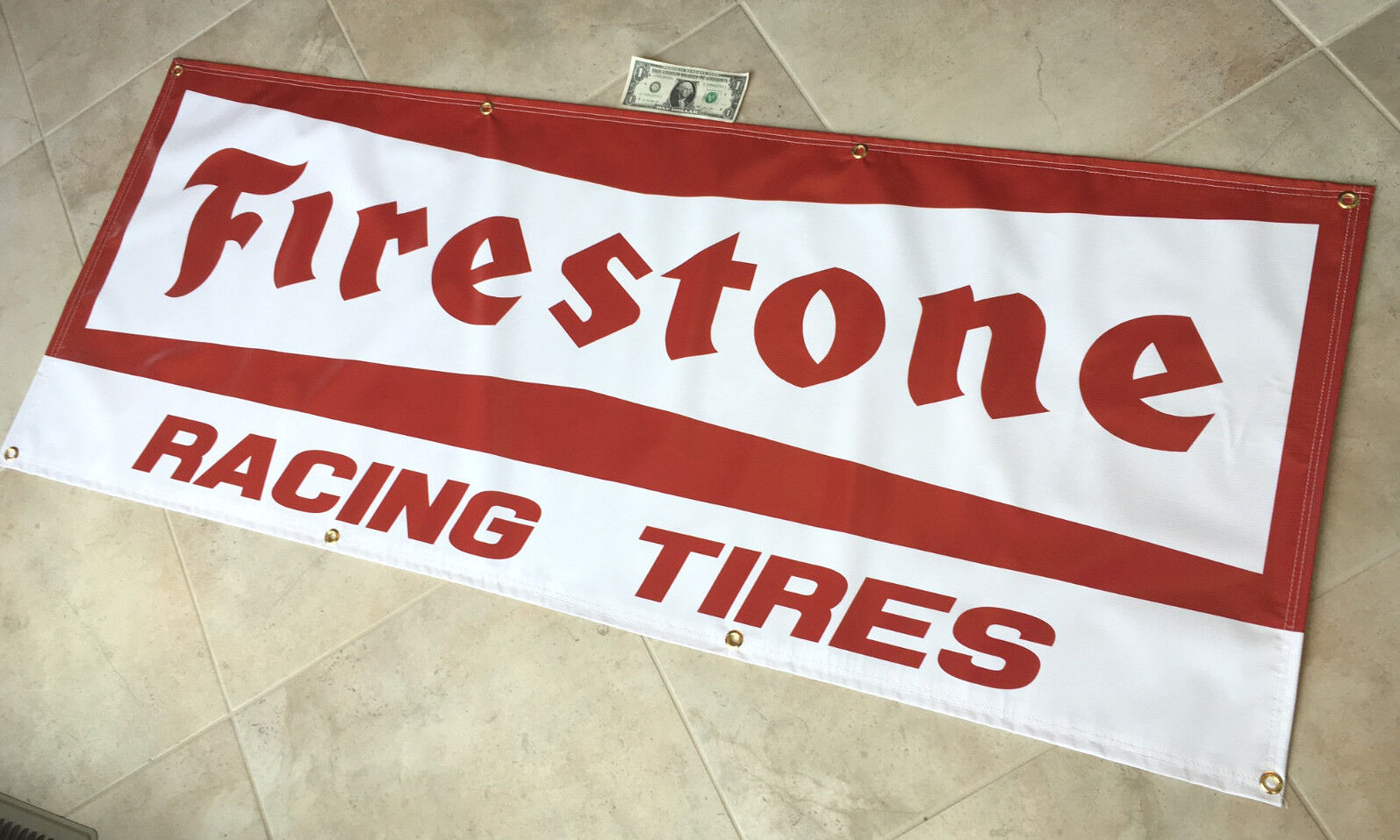 FIRESTONE  Garage Banner Sign (Large 2\'x5\')