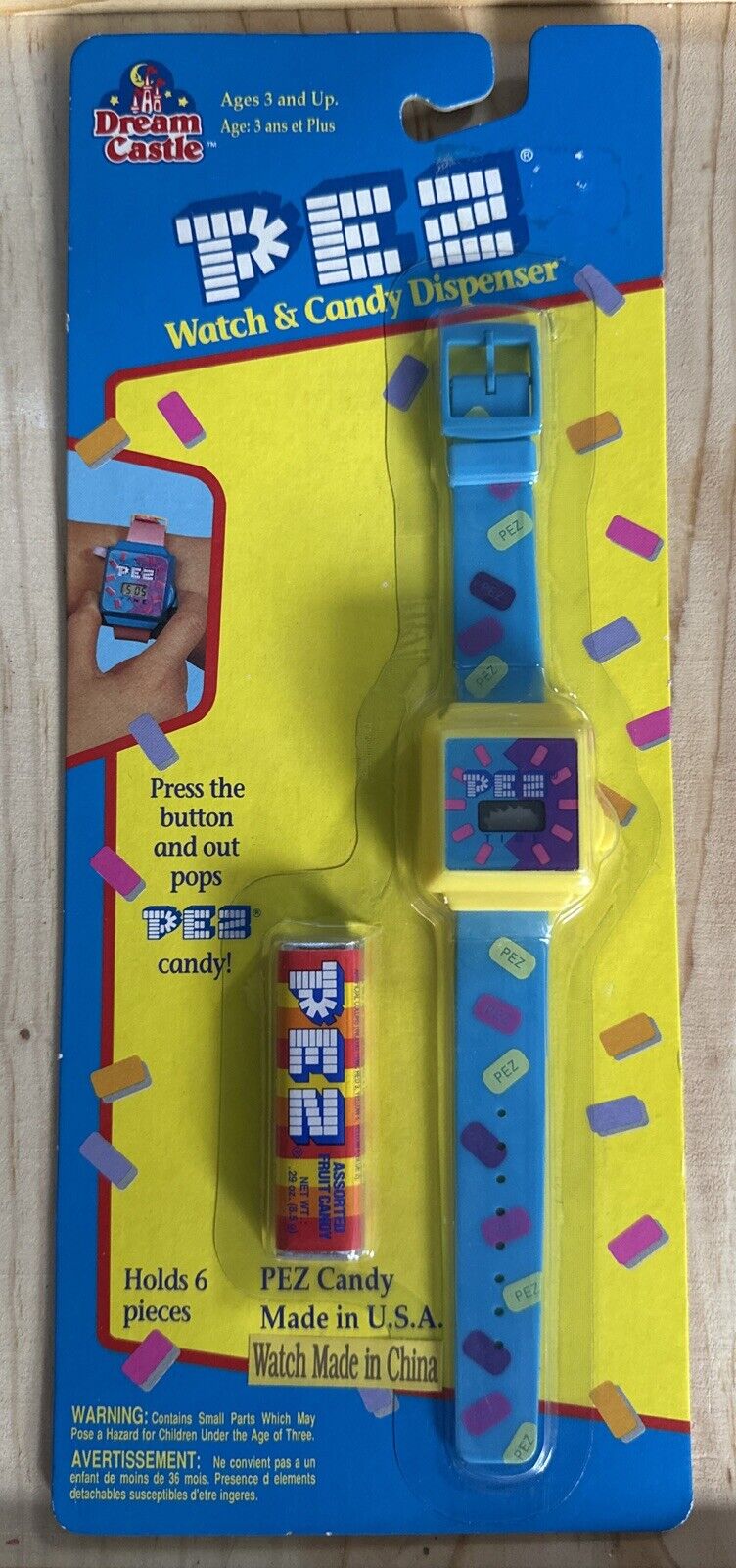*90s Vintage* PEZ Watch & Candy Dispenser - Unopened-New-Sealed