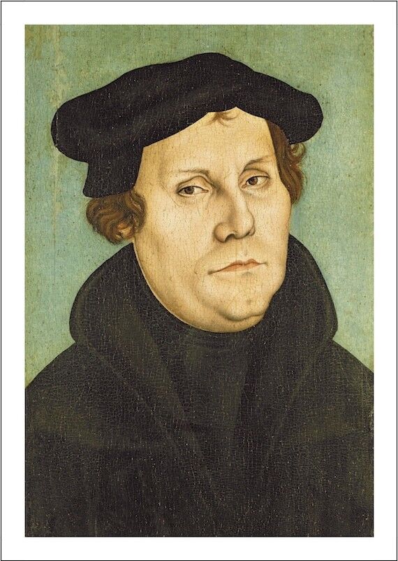 Martin Luther Reformation Postcard