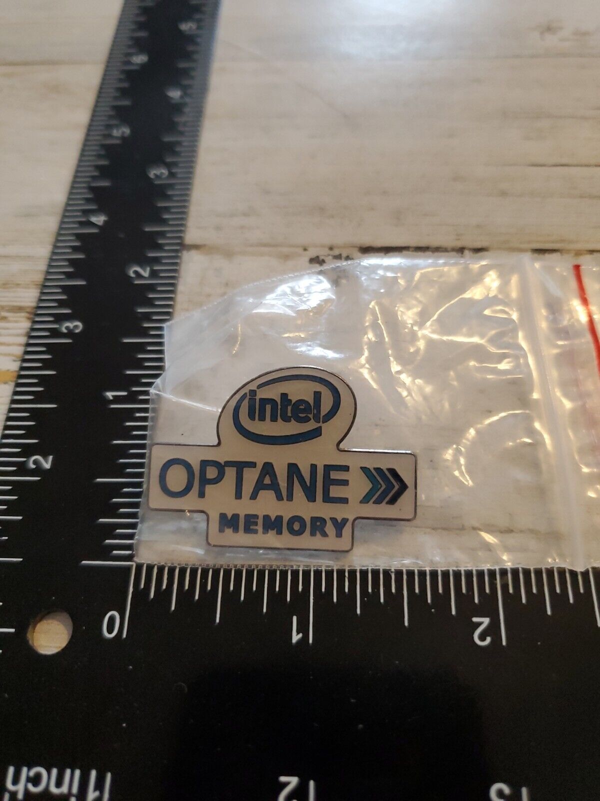 Vintage INTEL logo Optane Memory pin lapel pin rare nf