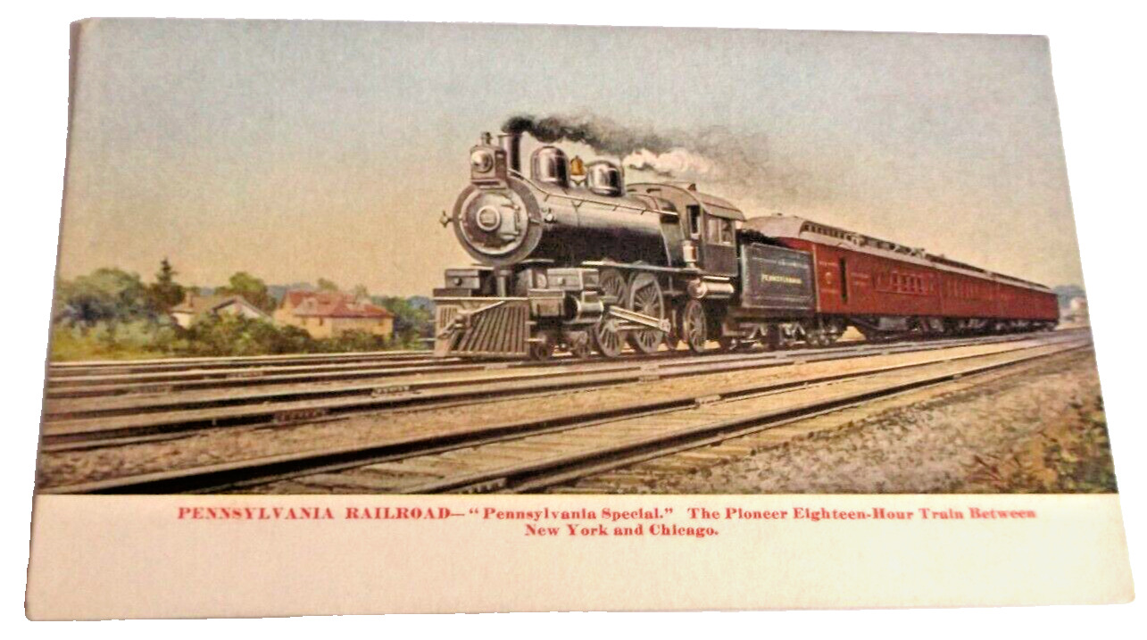 1905 PRR PENNSYLVANIA RAILROAD PENNSYLVANIA SPECIAL UNUSED POST CARD
