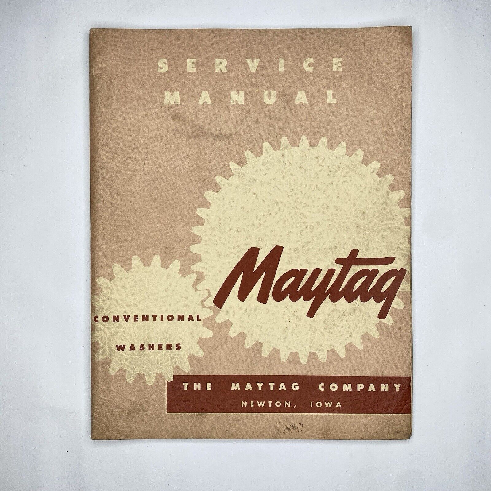 Vintage Maytag Service Manual Conventional Washers Model 80 through & E2