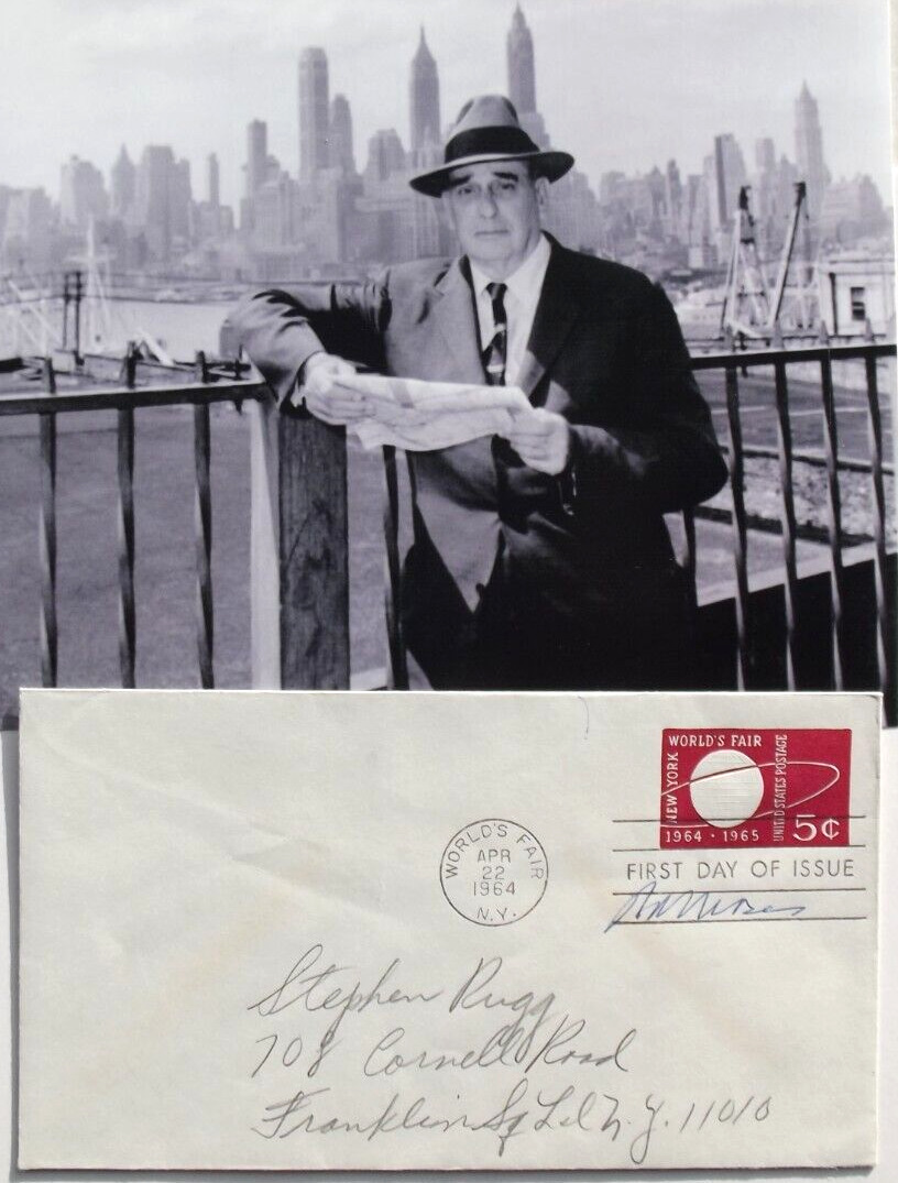 Robert Moses - Autographed Vintage World\'s Fair Flyer - Urban NY Developer