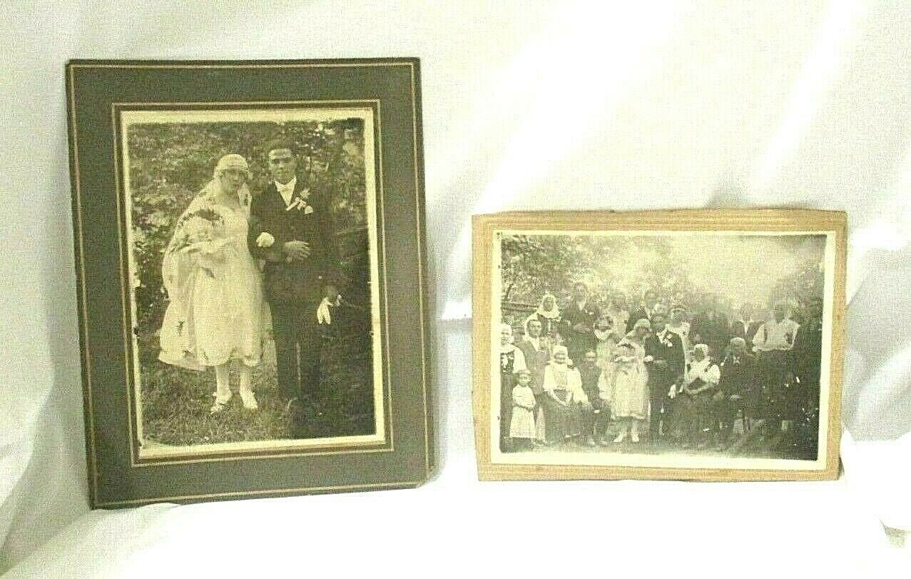 2 Vintage 1920s Slovakian Wedding Photos 7\