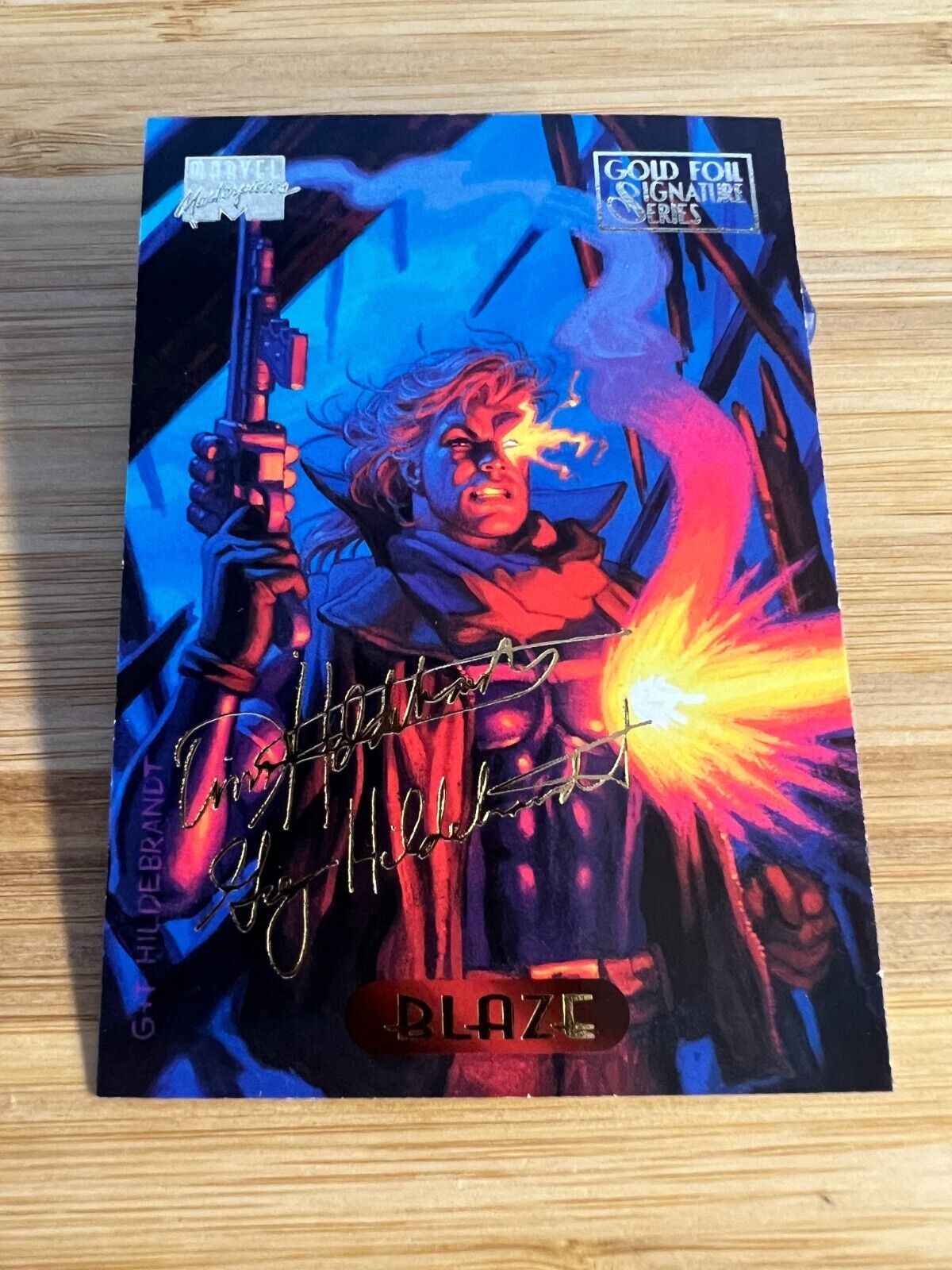 1994 Fleer Marvel Masterpieces Gold Signature - Short Print - Hard To Find