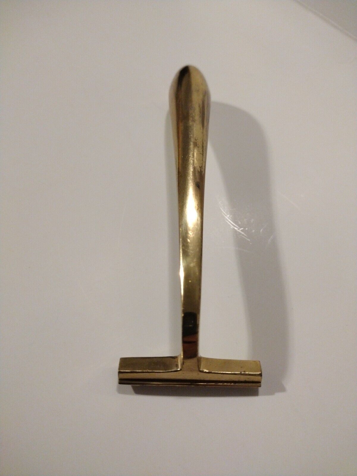 Vintage Gold Plated Heavy Solid Brass Razor