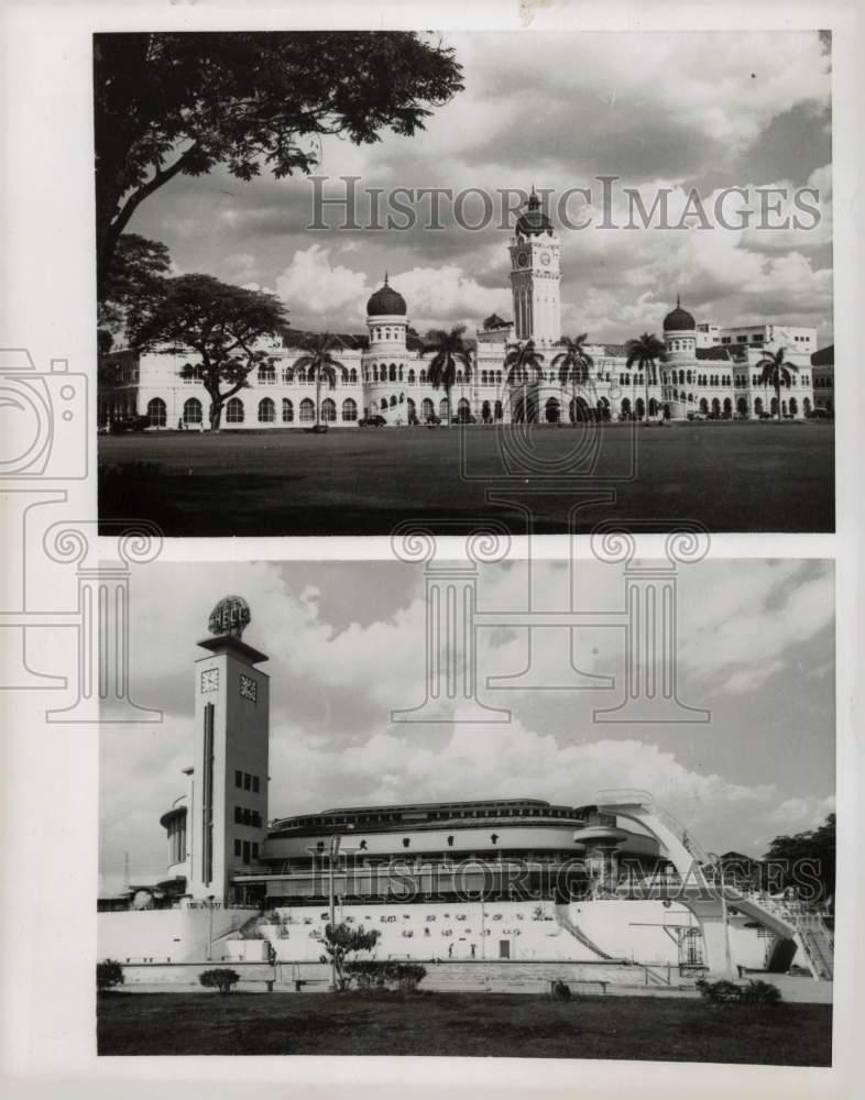1959 Press Photo Kuala Lumpur, Malaya and the Chen-Wu Auditorium - kfx20542