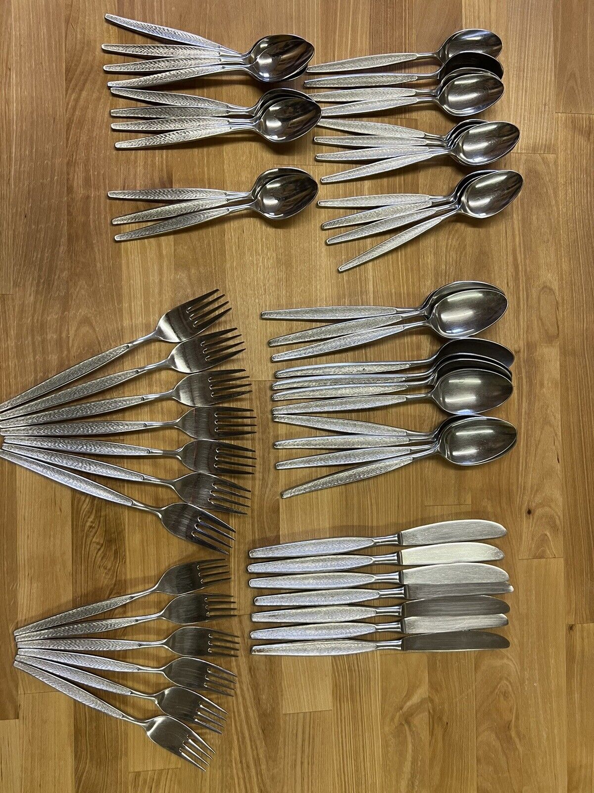 54pc lot Retro Stainless \