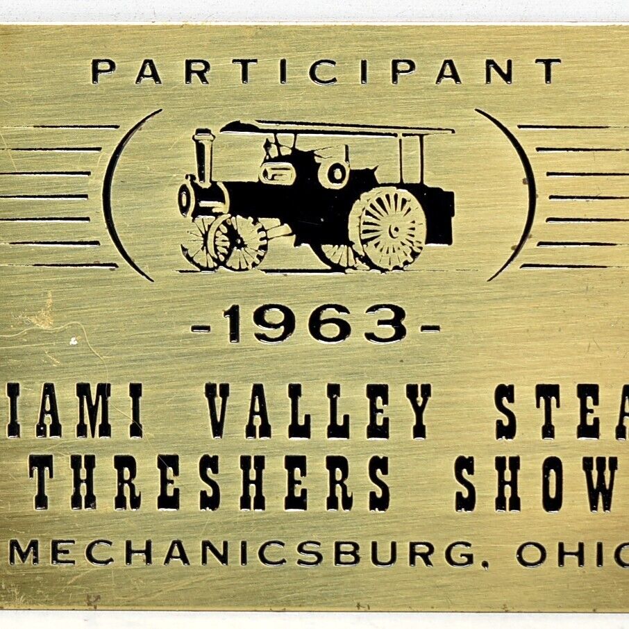 1963 Miami Valley Steam Threshers Engine Show Participant Mechanicsburg Ohio