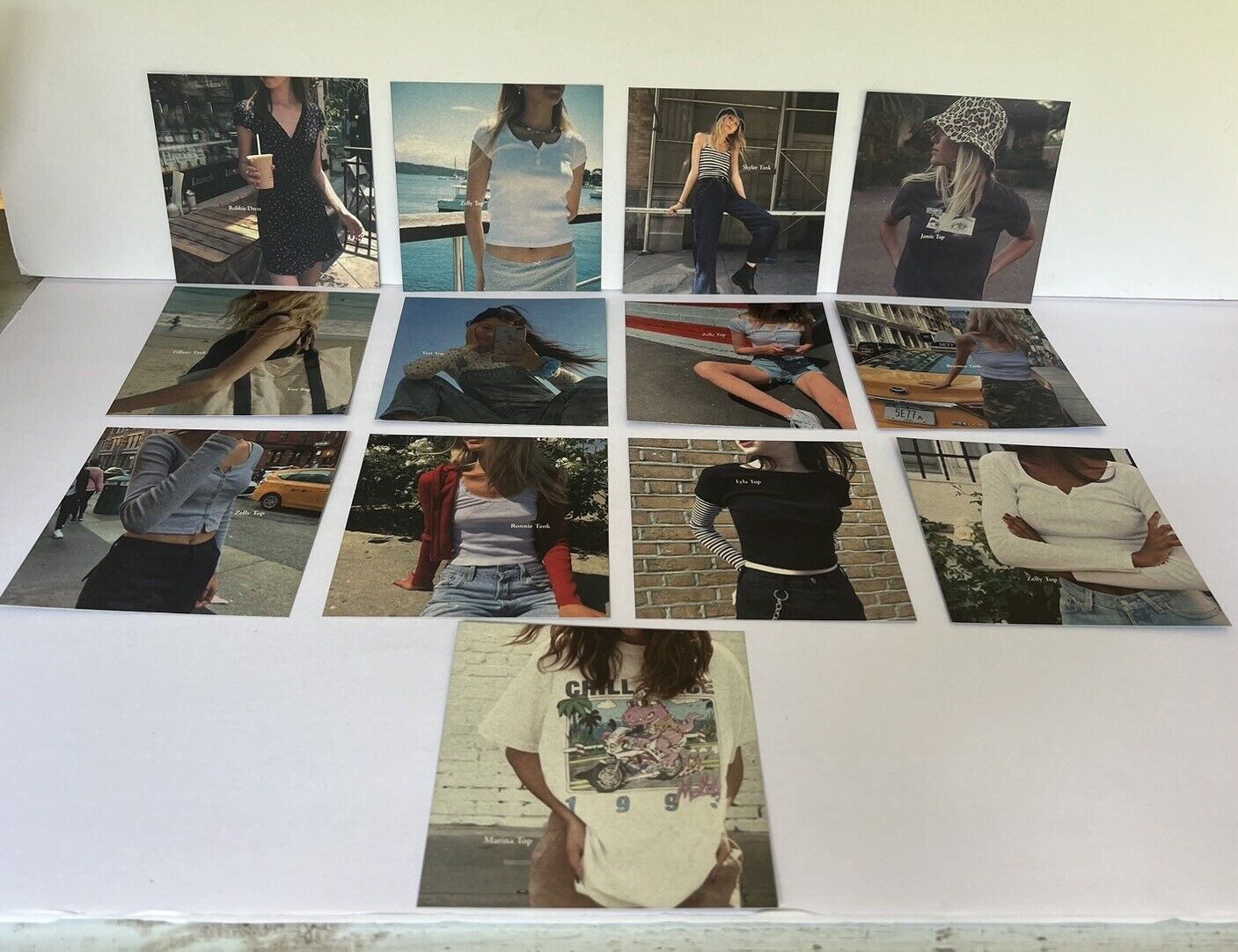 Brandy Melville Photo Card Set Brand Set of 13 assorted original styles
