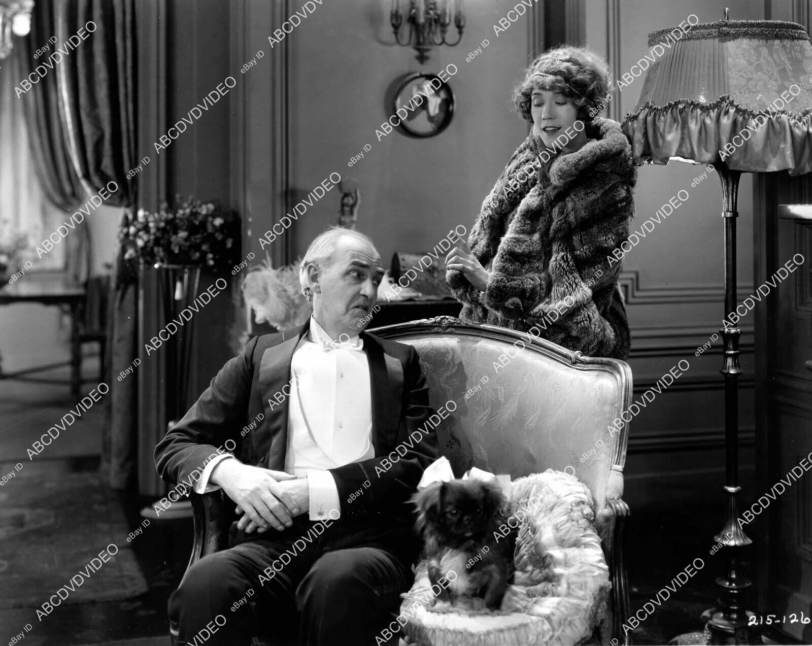 crp-22677 1925 Claude Gillingwater, Louise Fazenda & pomeranian dog silent film