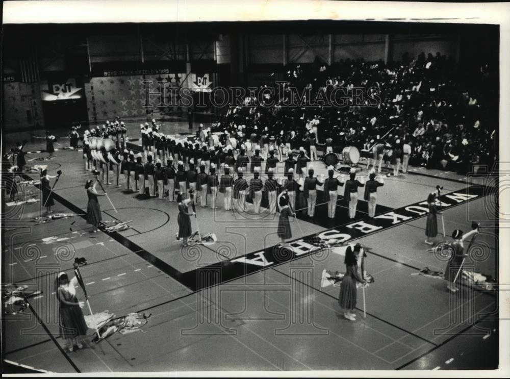1991 Press Photo Waukesha North High School Band, Waukesha WI - mja25719