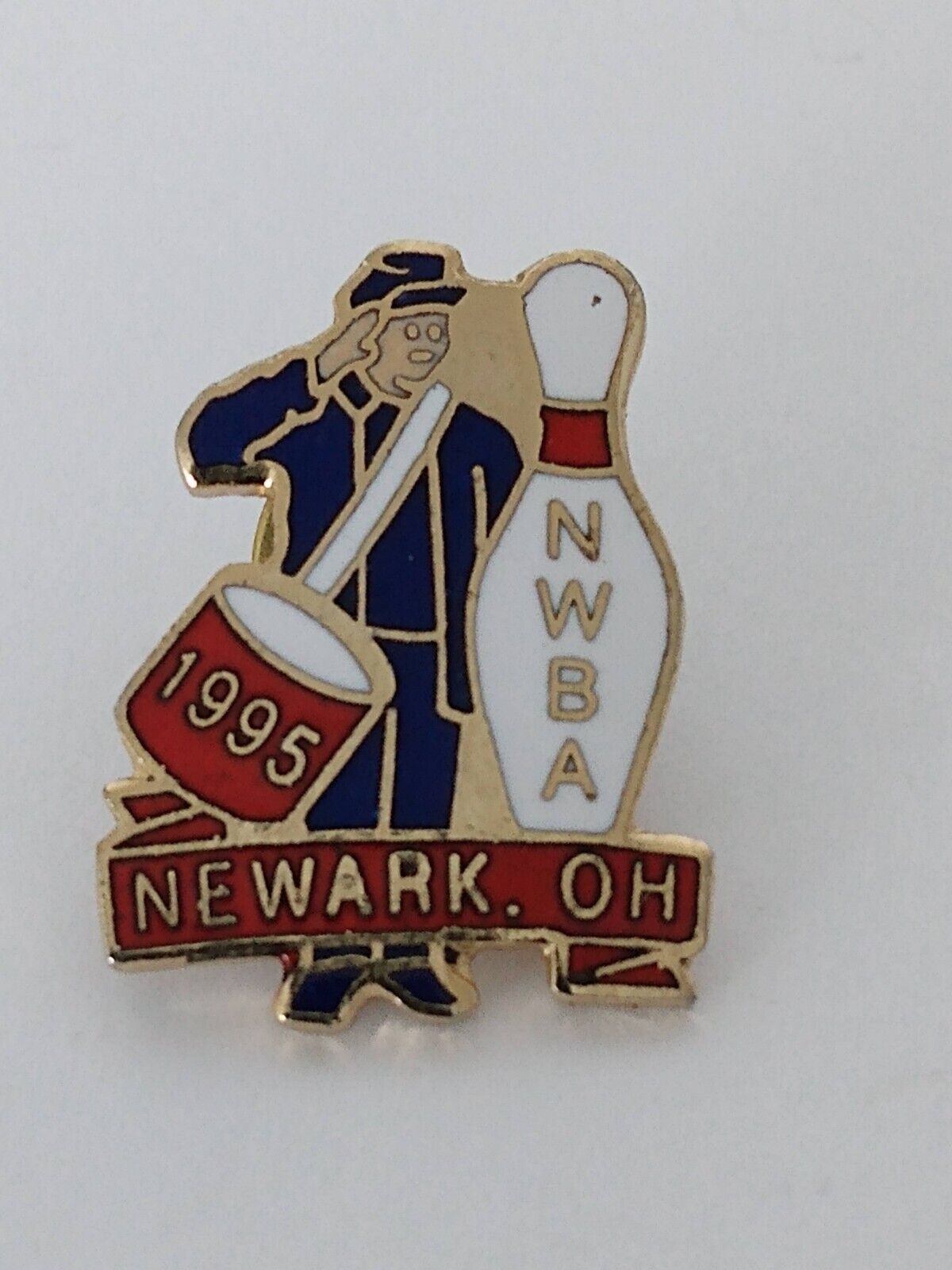 NWBA Newark Ohio 1995 Bowling Lapel Pin