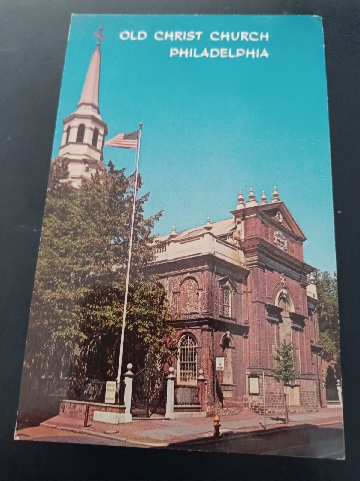Old Christ Church, Philadelphia PA. Blue Sky