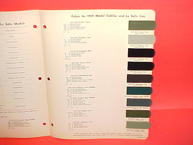 1939 CADILLAC LASALLE FLEETWOOD TOWN CABRIOLET COUPE TOURING SEDAN PAINT CHIPS